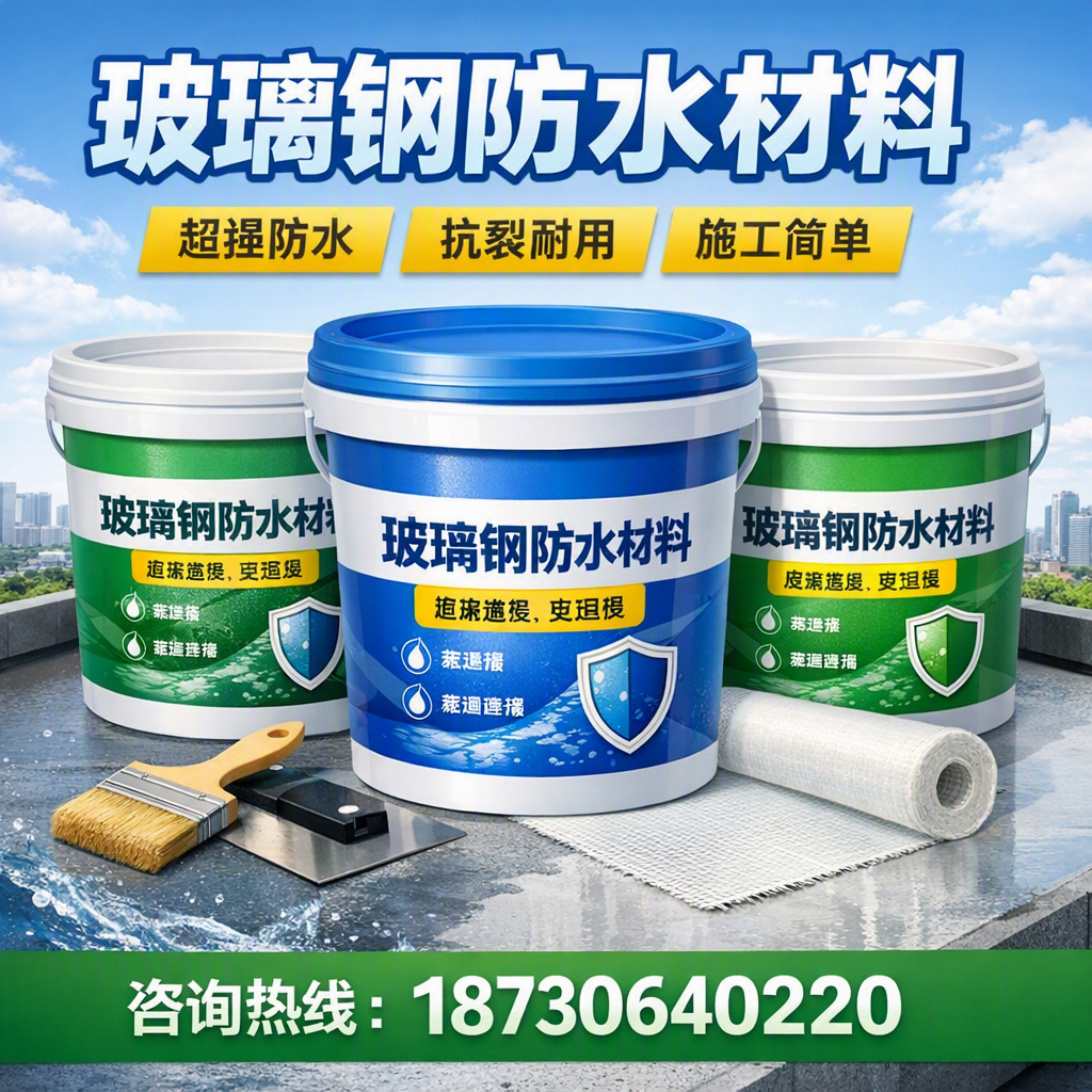 了解玻璃钢防水材料的市场趋势，可克达拉 企业不可不知